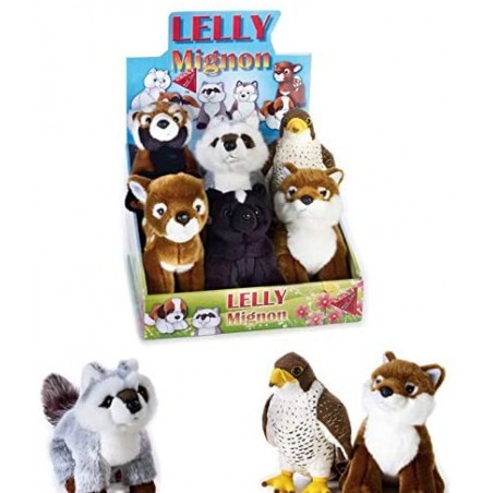 Lelly - Mignon Forest Line Peluche Bosco Multicolore 18 cm