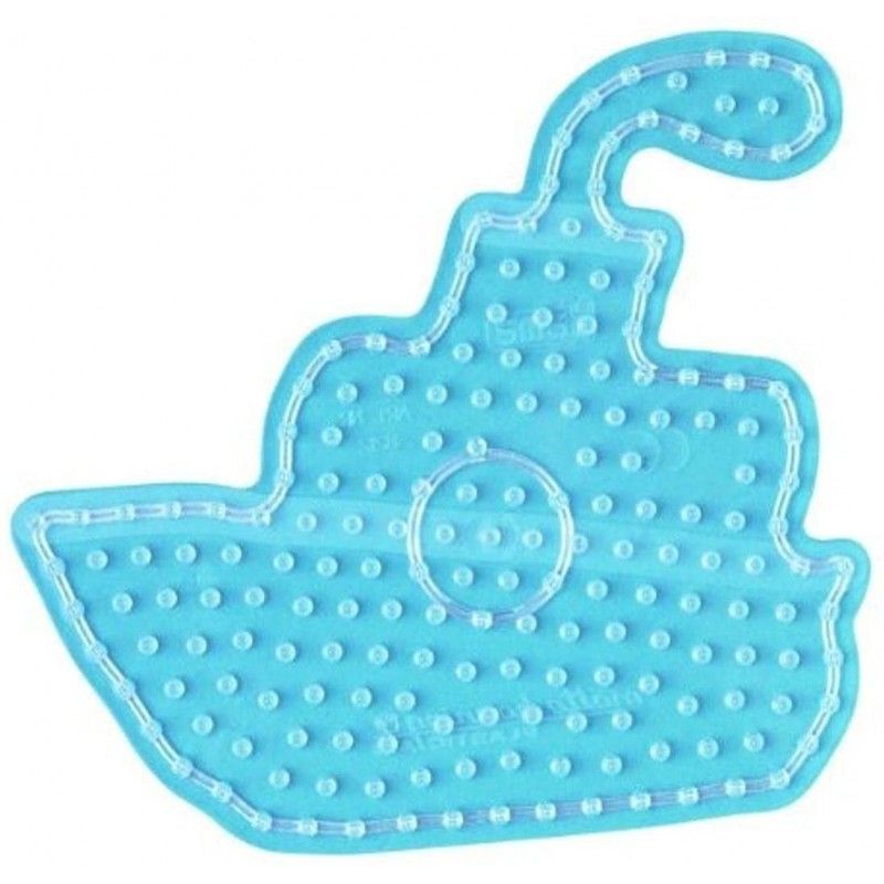 Hama - Perles - 8212 - Taille Maxi - Plaque transparente bateau