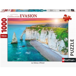 Nathan - Puzzle 1000 pièces - Les falaises d'Etretat