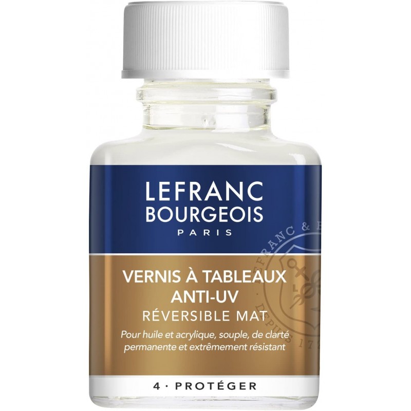 Lefranc Bourgeois - Additif - Vernis anti-UV mat - 75 ml