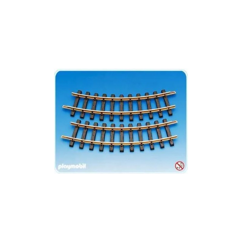 Playmobil - 4368 - Train - 2 rails courbes