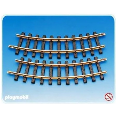 Playmobil - 4368 - Train - 2 rails courbes