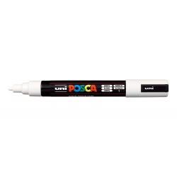 Posca - Marqueur PC-5M - Pointe moyenne - Blanc