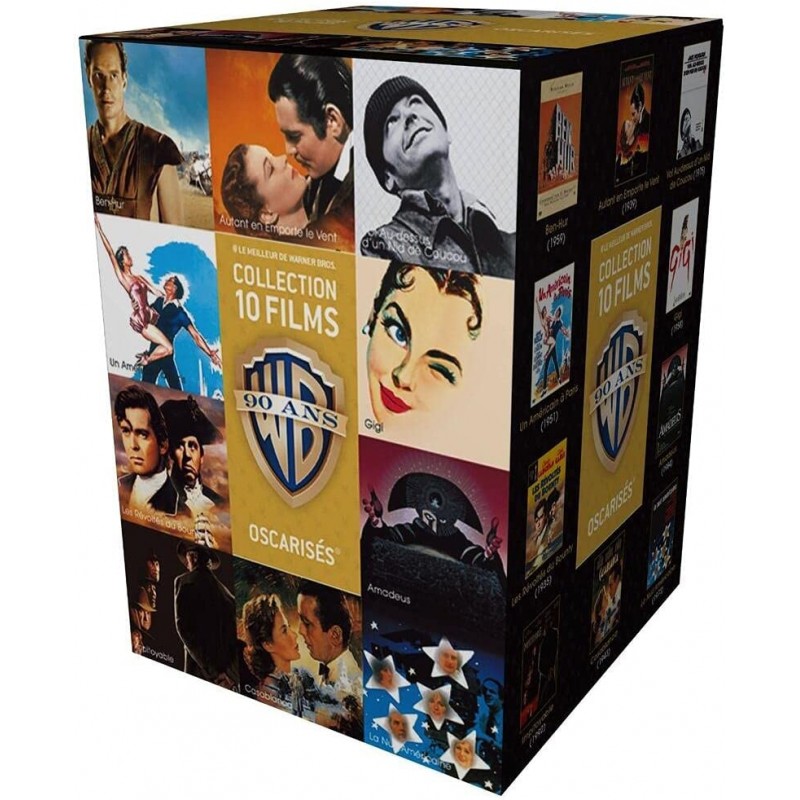 Coffret DVD - Les 90 ans de la Warner - 10 films oscarisés