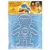 Hama - Perles - 8254 - Taille Maxi - Sachet de 2 plaques fille et garçon