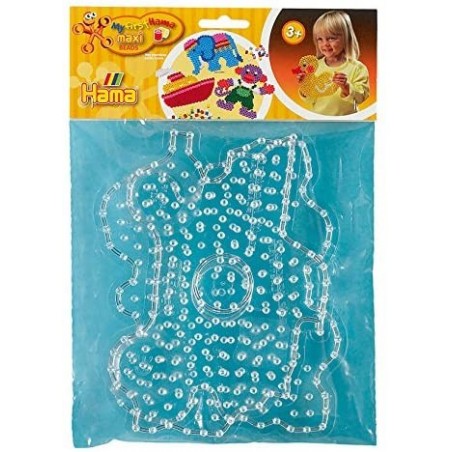 Hama - Perles - 8258 - Taille Maxi - Sachet de 2 plaques camion et papillon