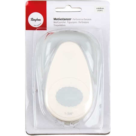 Rayher - Mini perforatrice fantaisie - Motif ovale bord déco