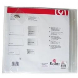 Rayher - set d?agrandissement pour album de scrapbooking - 5 pochettes et 10 feuilles - 30,5 cm
