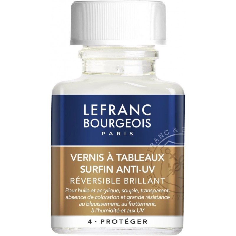 Lefranc Bourgeois - Additif - Vernis à tableau surfin - 75 ml