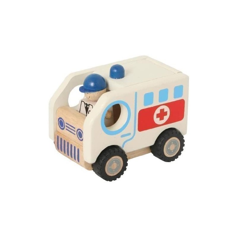 Diabolo Kids Camion Ambulance, Jouet Bois