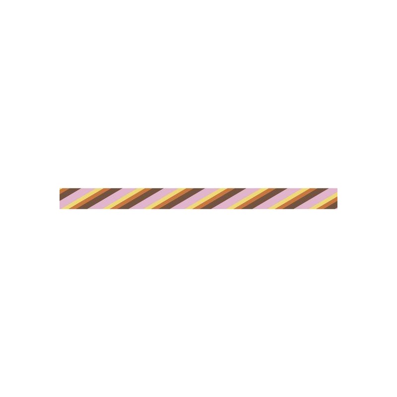 Rayher - Rouleau de washi tape - Rayé - 15 mm x 5 mètres