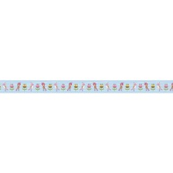Rayher - Rouleau de washi tape - Fleurs et oiseaux - 15 mm x 5 mètres