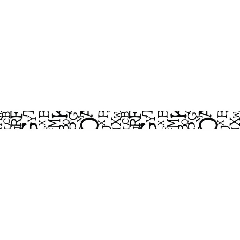 Rayher - Rouleau de washi tape - Lettres - 15 mm x 5 mètres