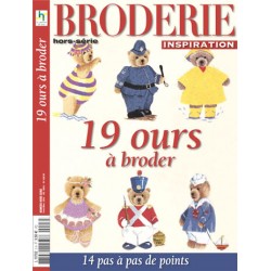 19 ours à broder