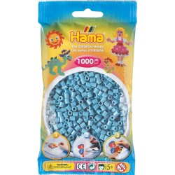 Hama - Perles - 207-31 - Taille Midi - Sachet 1000 perles turquoise