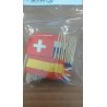 Rayher - Blister de 50 cure-dents avec drapeaux - 10 cm