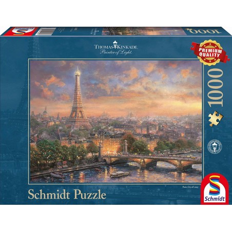Schmidt - Puzzle 1000 pièces - Paris ville de l'amour