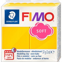 Graine Créative - Loisirs créatifs - Pâte FIMO Soft - Jaune tournesol - 57 g