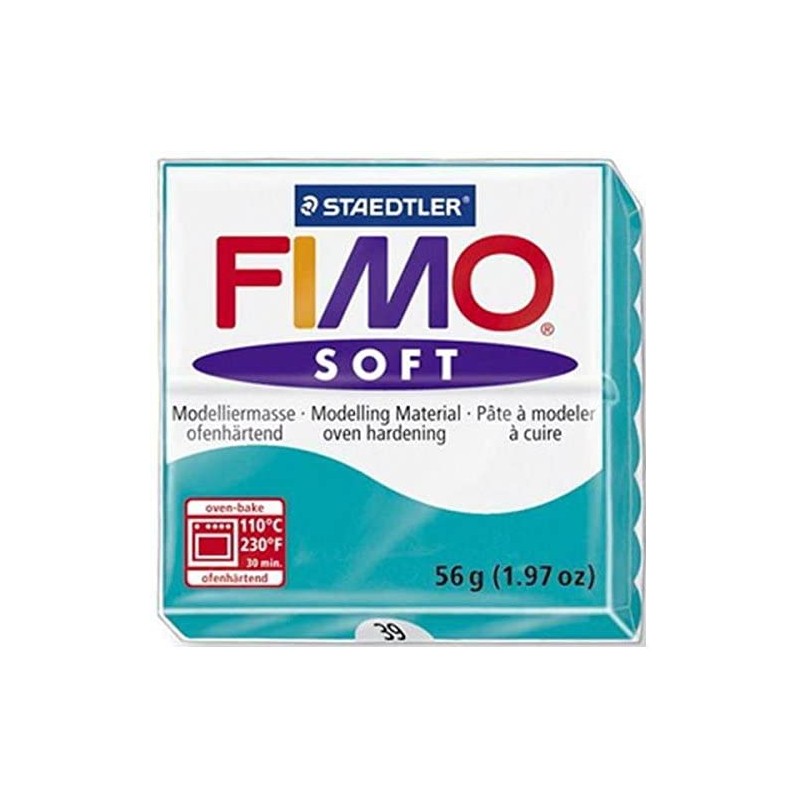 Graine Créative - Loisirs créatifs - Pâte FIMO Soft - Bleu menthe - 57 g