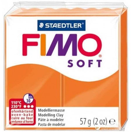 Graine Créative - Loisirs créatifs - Pâte FIMO Soft - Mandarine - 57 g