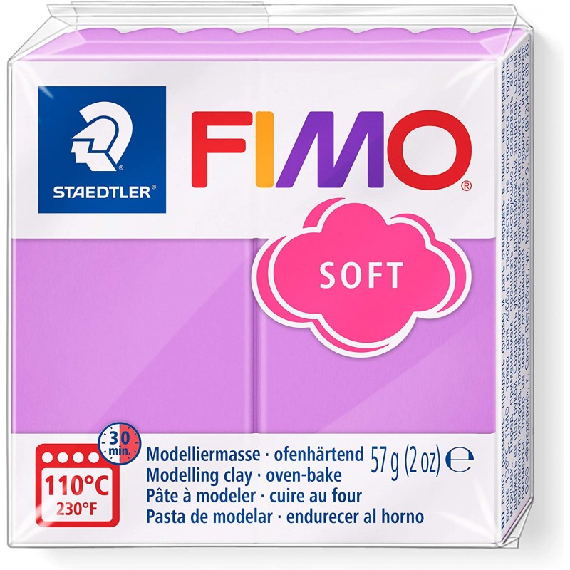 Graine Créative - Loisirs créatifs - Pâte FIMO Soft - Lavande - 57 g