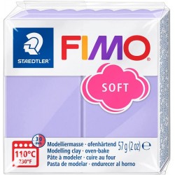 Graine Créative - Loisirs créatifs - Pâte FIMO Effect - Lilas pastel - 56 g