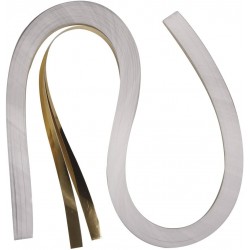 Rayher - Blister de 100 bandes de papier quilling - doré métallisé - 9 mm x 50 cm