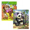 Lefranc Bourgeois - Coloriage par numéros - Tigre et panda