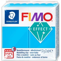 Graine Créative - Loisirs créatifs - Pâte FIMO Effect - Bleu translucide - 56 g