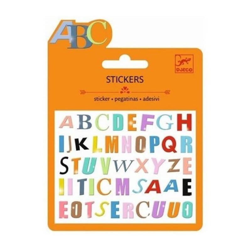 Djeco - DJ09774 - Stickers - Lettres