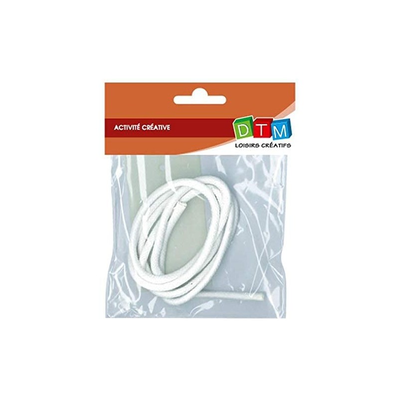 Graine Créative - Loisirs créatifs - Mèche pour bougie 6mm - 1 mètre