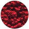 Rayher - Blister de 500 paillettes bombées percées sequin - Rouge - 6 mm