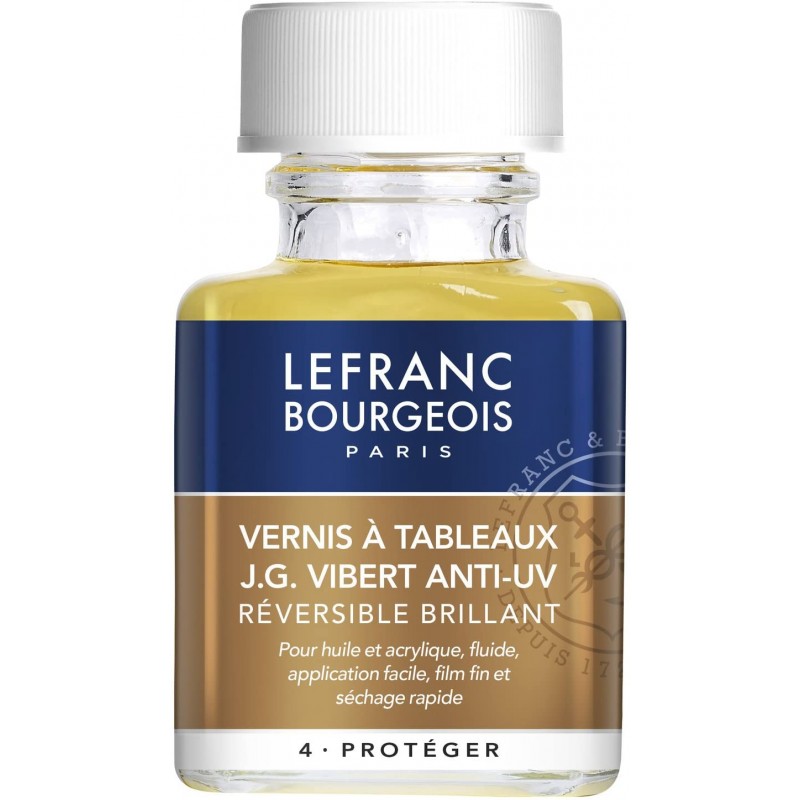 Lefranc Bourgeois - Additif - Vernis pour peinture à l'huile Vibert - 75 ml
