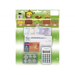 WDK PARTNER - A0602127 - Jeux d'imitation - Monnaie Euros  calculatrice
