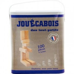 Jouécabois - Baril de 100 pièces en bois