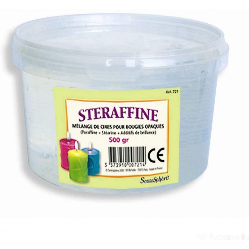 Sentosphère - 721 - Bougies - Seau de steraffine 500 grammes