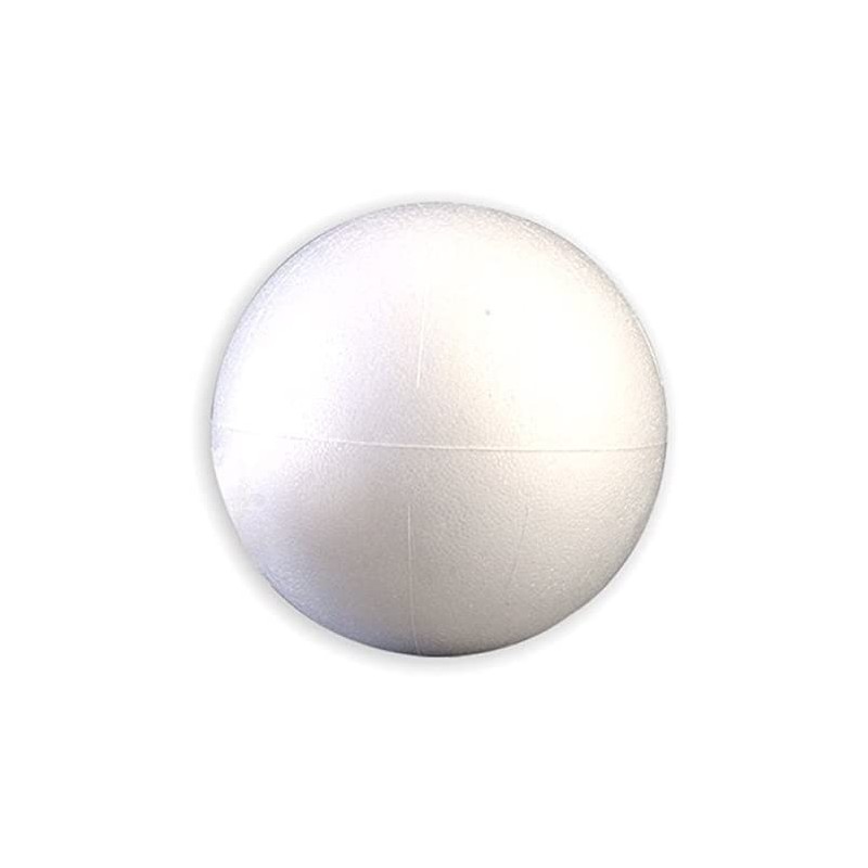 Rayher - Boule en polystyrène pleine - 10 cm