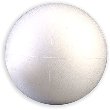 Rayher - Boule en polystyrène - Pleine - 10 cm