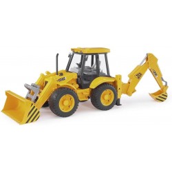 Bruder - Véhicule de chantier - Tractopelle grue de dragage JCB 4CX