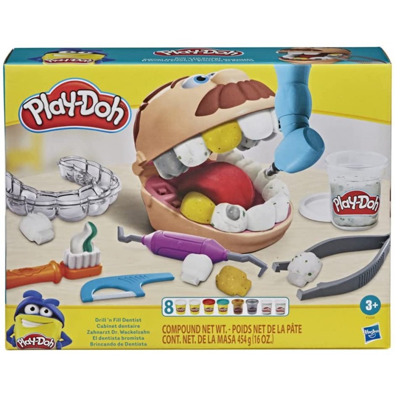 Hasbro - Play-Doh - Pâte à modeler - Le nouveau cabinet dentaire