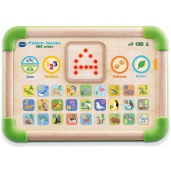 Vtech - Jouet électronique - Tablette educative abc nature en bois fsc