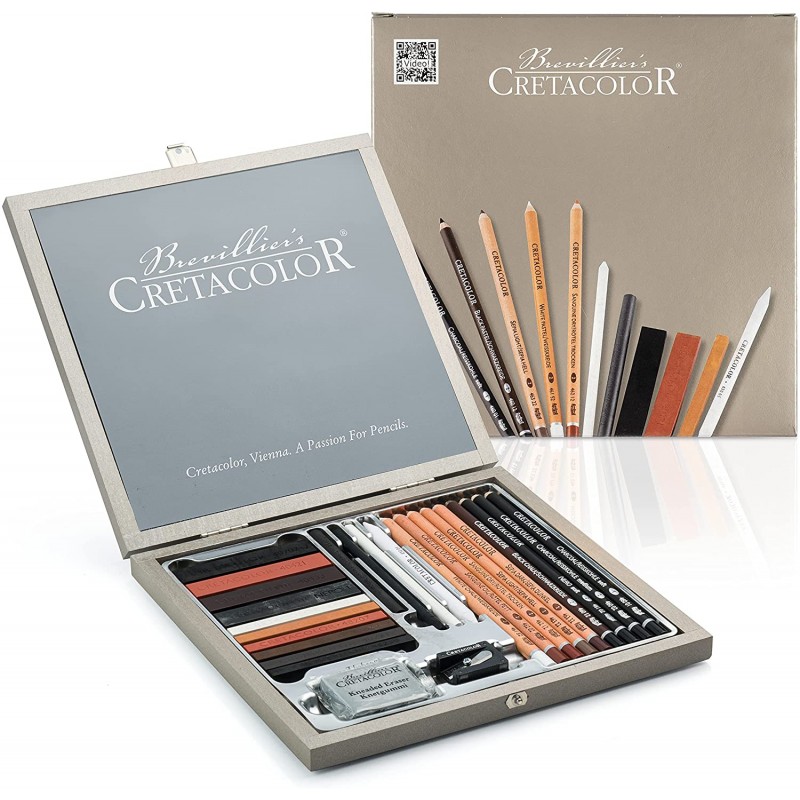 Cretacolor Passion 400 41 Kit de dessin 25 pièces