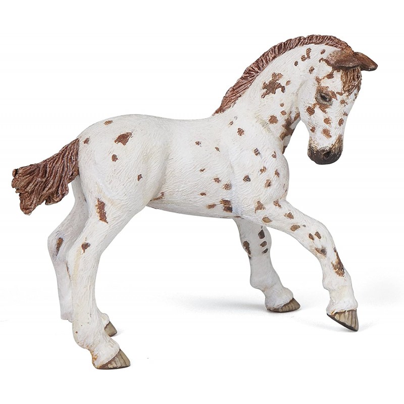 Papo - Figurine - 51510 - Chevaux, poulains et poneys - Poulain appaloosa brun