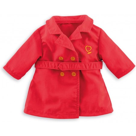 Corolle - Vêtement de poupée - Trench rouge - 36 cm