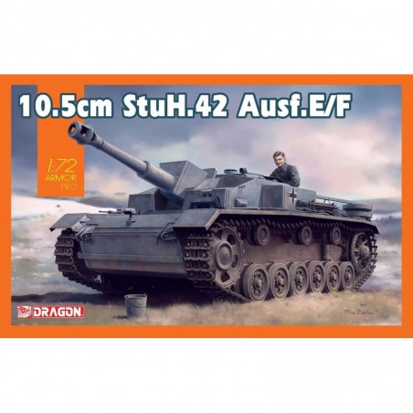 Dragon 7561 10.5cm StuH.42 Ausf EF 1:72 Military Model Kit