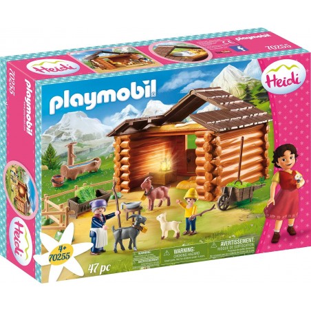 Playmobil - 70255 - Heidi - Peter avec étable et chèvres