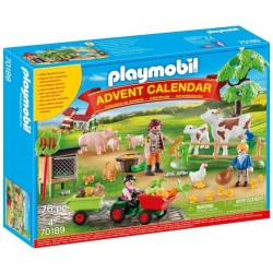 Playmobil - 70189 - Calendrier de l'avent - Animaux de la ferme