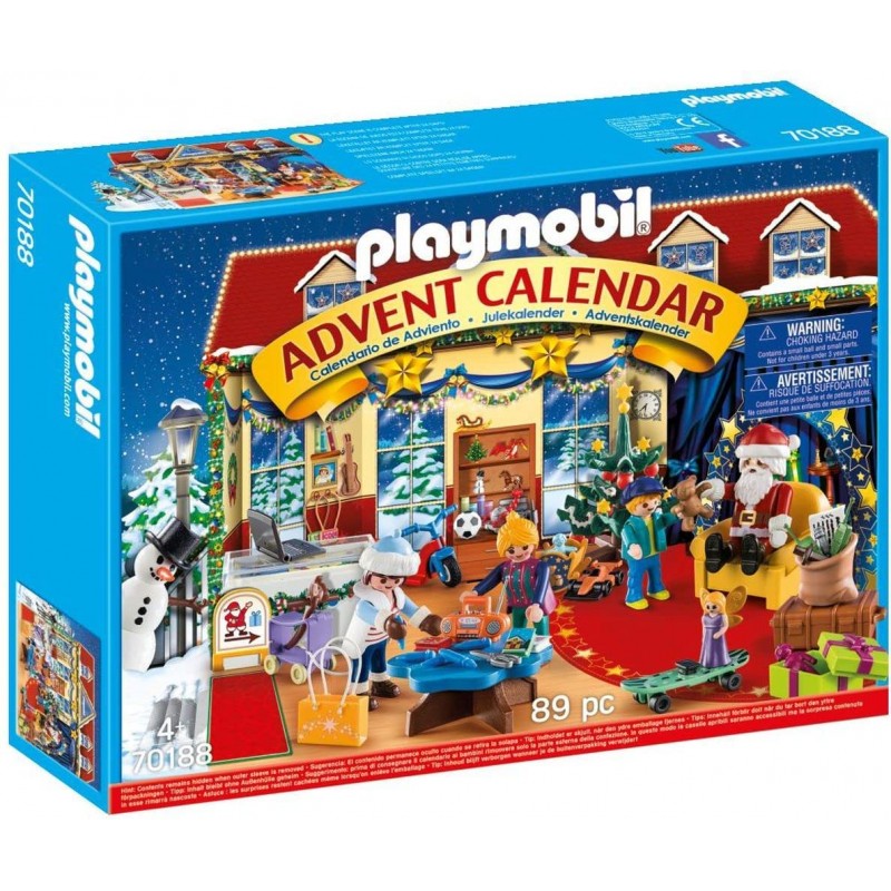 Playmobil - Calendrier de l'Avent ""Boutique de Jouets"" - 70188