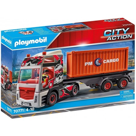 Playmobil - 70771 - Le cargo - Camion de transport