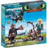 Playmobil - 70040 - Dragons - Harold et Astrid avec bébé dragons
